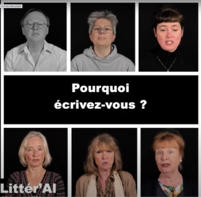 Pourquoi écrivez-vous ?